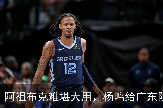 阿祖布克难堪大用，杨鸣给广东队支招，赶紧签回莫兰德，便宜好用